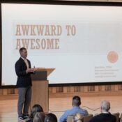 ‘Relax and be yourself’: Lecturer advises Westminster students on public speaking